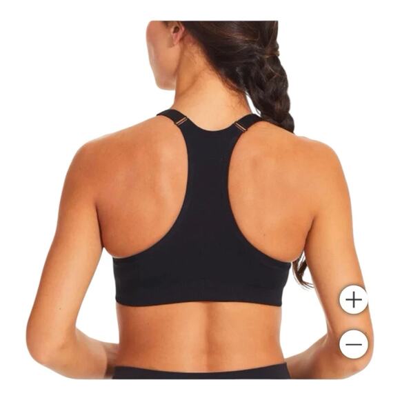 Puma Women’s Sports Bra Set 3 Colors Black White Gray Small Racerback Wire-Free - Picture 11 of 15